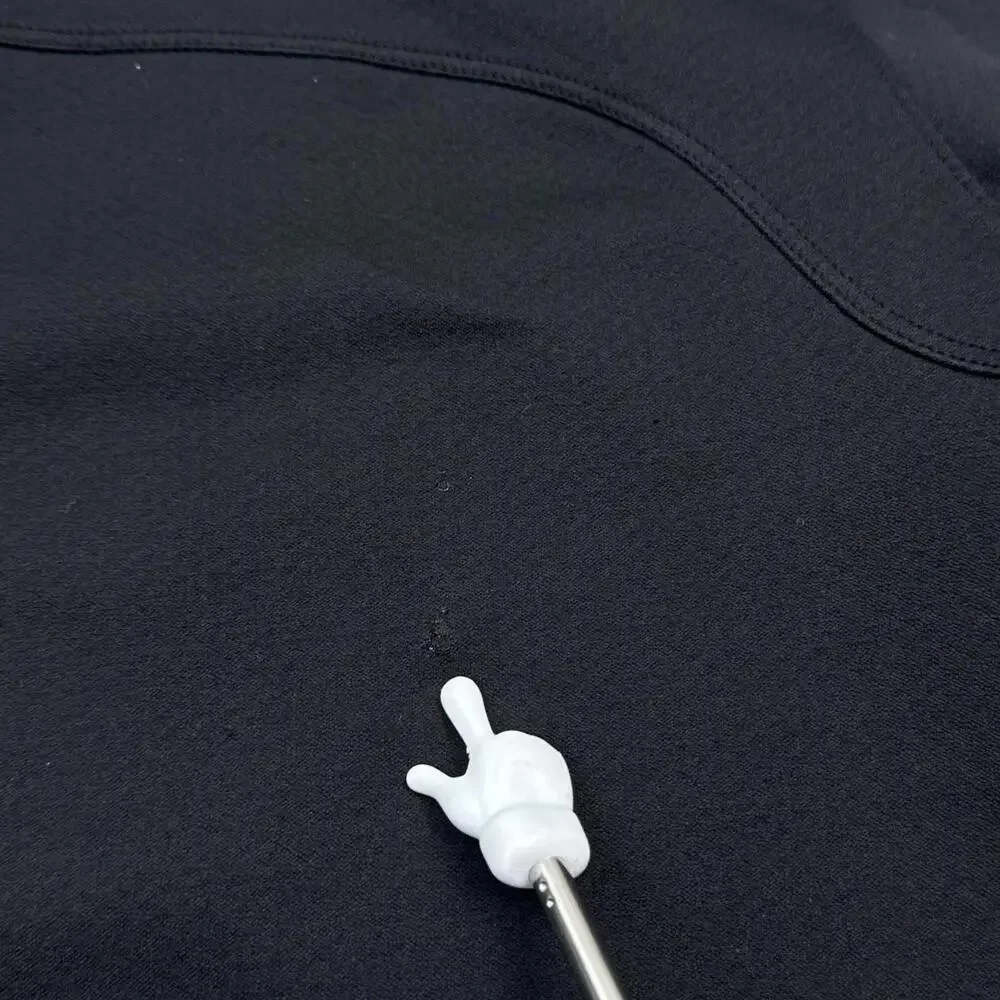 ALO x Nintendo World New York Full Zip Jacket Mens Size Large Black Mock Neck - Picture 7 of 16